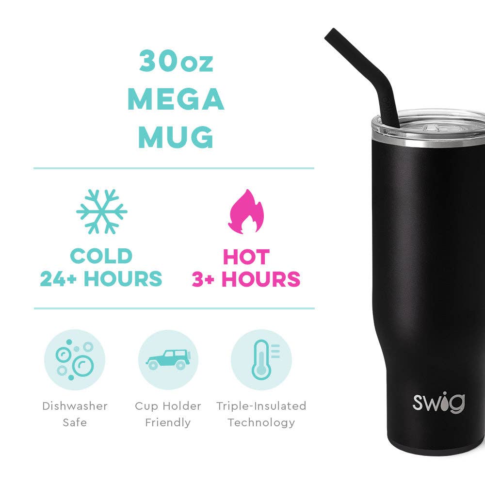 Black Mega Mug (30oz)