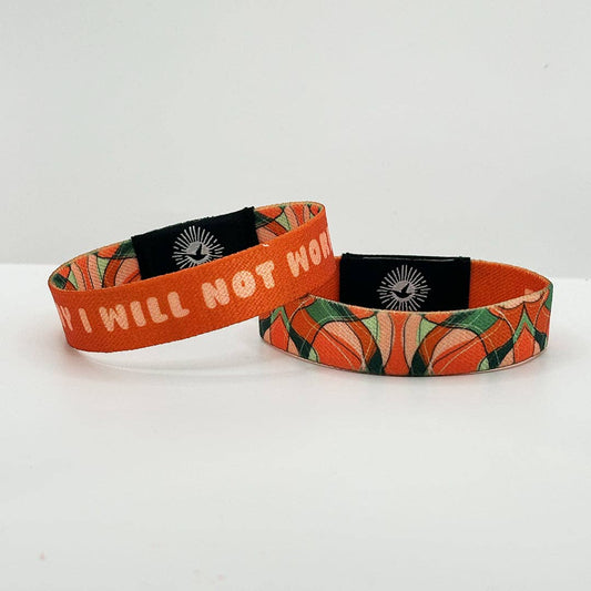 Today I Will Not Worry NFC Positivity Bracelet: Free Luma