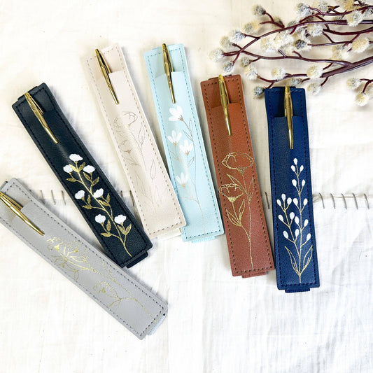 Elastic Pen Holder With Pen: