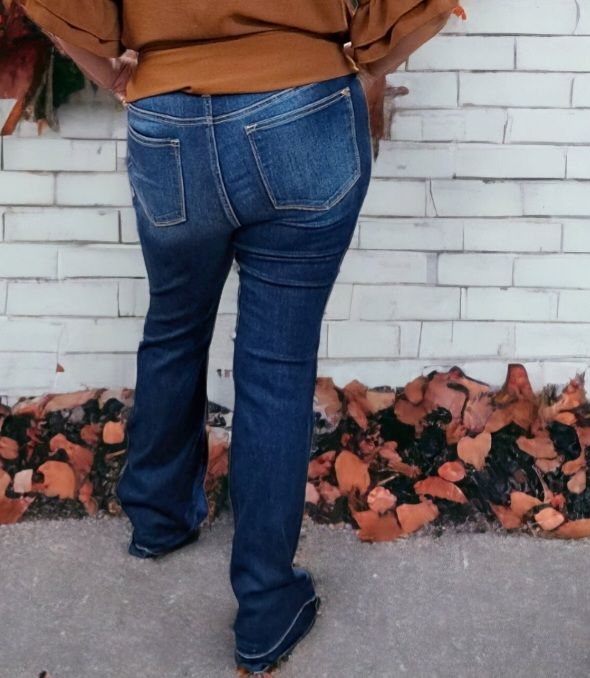 High Rise Judy Blue Flare Jeans