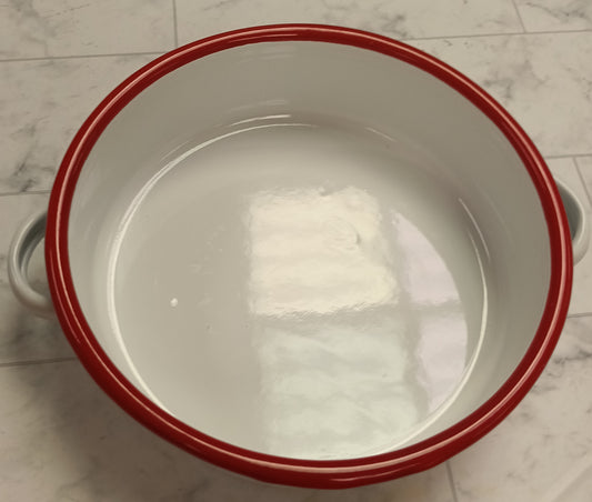 Enamel Round baking dish