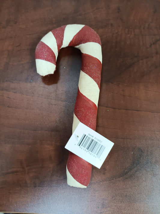 Cloth candy cane