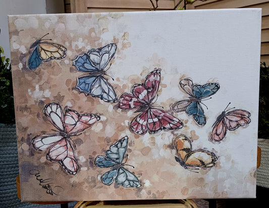 Rustic Nester Handmade Butterfly print