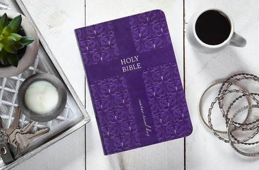 KJV Bible- Compact Amethyst