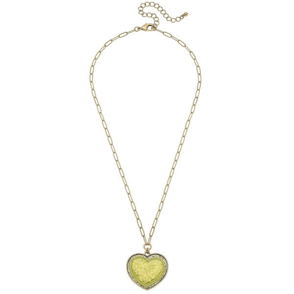 Heart Patch Necklace
